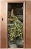 Дверь для сауны DoorWood (Дорвуд) 70x190 Эталон Фотопечать A003 правая