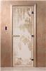 Дверь для сауны DoorWood (Дорвуд) 90x210 Основная серия Берёзка (сатин), правая