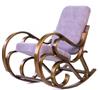 Кресло-качалка GreenTree Луиза (каркас вишня, сиденье лиловое)