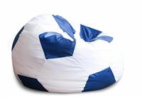 Кресло-мешок МВК Мяч оксфорд, белый, синий
