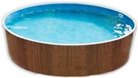 Морозоустойчивый бассейн Azuro 400DL, круглый 3,6х1,1 м комплект оборудования Premium
