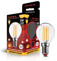Лампочки Led E14 Supra supra лампа светодиодная sl-led-fl-p45-5w/3000/e14
