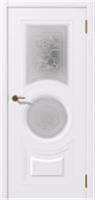 Дверное полотно Рим остекленное Ясень белый 600х2000 мм, Россия, код 03401040490, артикул НУ0034289