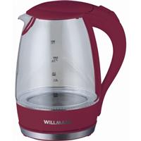 Чайник электрический Willmark wek-1708g бордовый