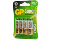 Батарейка Gp super alkaline 15а аa 3+1 шт