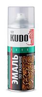 Эмаль-грунт по ржавчине молотковая Kudo KU-3008 коричнево-серебряная