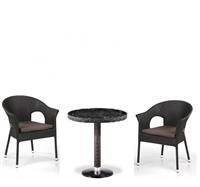 Комплект кофейной мебели Афина 2+1 T601/Y79A-W53 Brown 2Pcs, иск.ротанг
