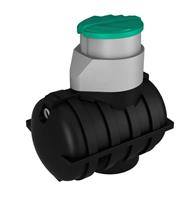 Емкость подземная Rostok(Росток) U 1250 без входа, черный