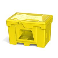Ящик Полимер-Групп 500 л с дозатором, желтый