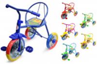 Велосипед трехколесный, цветные ПВХ колеса 10' и 8', 6цв, КИТАЙ, код 60012010066, штрихкод 690050000702, артикул LH702