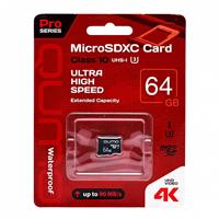 Карта флэш-памяти MicroSD 64 Гб Qumo без SD адаптер Pro seria UHS-1 U3 208465