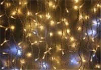 Занавес светодиодный для дома 1.5х2.5 м 360 ламп LED, Теплый белый, прозрачный провод (можно соединять), 131-029, Китай, код 7500402068, штрихкод 460377310131