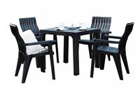 Комплект обеденной мебели B:Rattan Boston, цвет антрацит