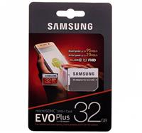 Карта флэш-памяти MicroSD 32 Гб Samsung +SD адаптер (class 10) UHS-1 U1 Evo Plus (до130 MB/s) 80521