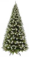 Новогодняя ёлка Triumph Tree Женева 200 см с шишками заснеженная