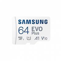 Карта флэш-памяти MicroSD 64 Гб Samsung +SD адаптер (class 10) UHS-1 U3+ Evo Plus (до130 MB/s) 211976