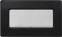 Каминная вентиляционная решетка FireWay черная 110х170 мм