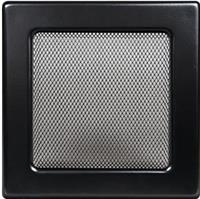 Каминная вентиляционная решетка FireWay черная 170х170 мм