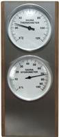 Термометр-гигрометр Maestro Woods MW-Lux Steel+Termo-wood