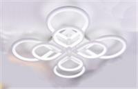 Люстра MS 1038 Этолин 208W 3000-6500К Белый IP20 AC180-220V 24960Lm с ПДУ, КИТАЙ, код 05202020285, штрихкод 400125217809, артикул ЦБ-СК008982