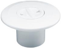 Адаптер для подсоединения подводного пылесоса из ABS-пластика под плитку IML наруж д.63, внутр. д. 50