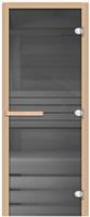 Дверь для сауны FireWay 70х180 Графит 8 мм, левая