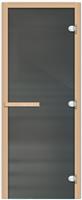 Дверь для сауны FireWay 70х190 Графит матовая 8 мм, левая