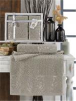 Комплект полотенец PHILIPPUS махр. жакард в короб. (50x90/70х140) 2 шт.E838 DENISE (бежевый), ТУРЦИЯ, код 01207051064, штрихкод 868048037102, артикул 11260