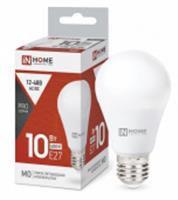 Лампа сд низковольтная LED-MO-PRO 10Вт 12-48В Е27 4000К 900Лм IN HOME, КИТАЙ, код 05103250064, штрихкод 469061203803, артикул 4690612038032