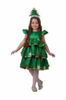 Детский новогодний костюм Ёлочка-Малышка платье для девочки купить в интернет магазине