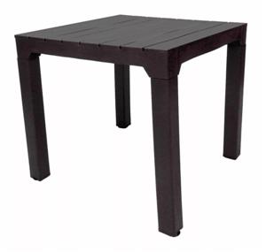 Стол B:Rattan Boston Quatro, квадратный на 4 персоны, антрацит