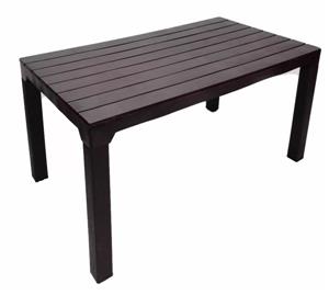 Стол B:Rattan Boston, прямоугольный на 6 персон, антрацит
