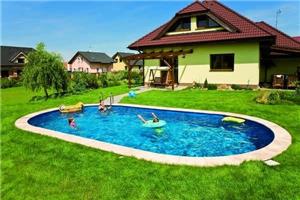 Каркас для сборного бассейна Ibiza 9х5х1,5 овал (с перфорацией)