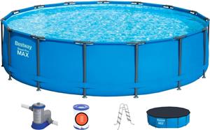 Каркасный бассейн Bestway Steel Pro Max 56462, 549х122 см (комплект) синий