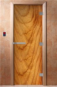 Дверь для сауны DoorWood (Дорвуд) 70x190 Эталон Фотопечать A051 левая