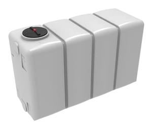 Емкость горизонтальная Rostok(Росток) KR 4000 до 1.2 г/см3, белая