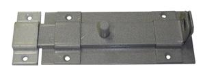 Засов накладной ЗПК-2 с проушиной Аверс серый 301788 (20)
