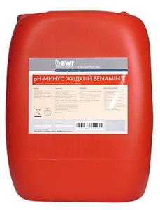 Жидкий pH минус для бассейна BWT Benamin, 20 л
