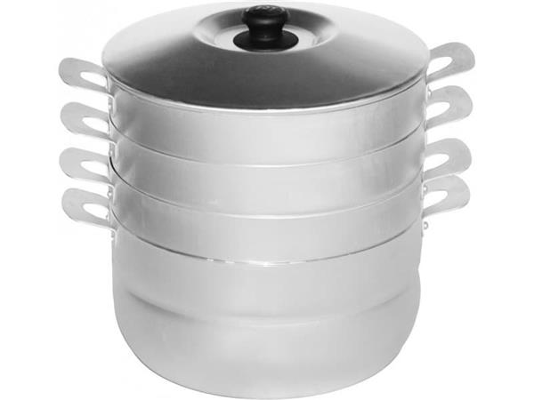 Манты-казан алюминиевый 6л 180635 3х секционный (1)