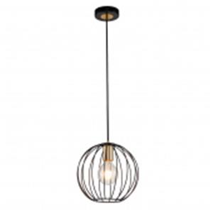 Подвес Escada 10176/1S E27*60W Black/Brass, Китай, код 0520601001, штрихкод 505037095523