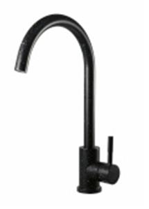 Смеситель для кухни, R-излив, Black, арт. K45, Россия, код 0221500217, штрихкод 464012589076