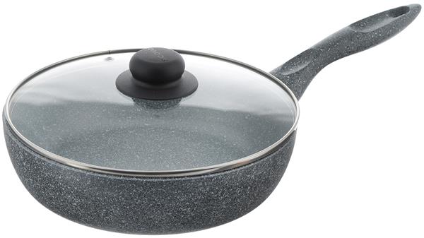 Сотейник Stone Pan d24 стеклянная крышка ST-021 антипр.(4)