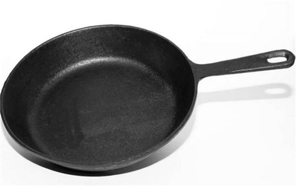 Сковорода чугунная с ручкой Д250 С48 без крышки (10)
