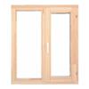 Окно 2-х створчатое деревянное 1,0х1,0х0,14мм б/стекла