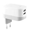 Адаптер Сетевой budi M8J029E 2USB 2,4A/10W (white) 70580