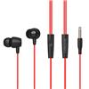 Проводные наушники с микрофоном внутриканальные Celebrat FLY-1 Jack 3,5 (red) 116087