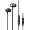 Проводные наушники с микрофоном внутриканальные Hoco M88 Jack 3,5 (black) 202596
