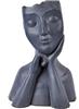 Кашпо (вазон) Idealist Face Planter черный (YFP-TWO-BLK-31)