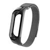 Ремешок WB06 Xiaomi Mi Band 5 металл на магните (регулируемый) (black) 117553