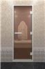 Дверь для турецкой бани DoorWood (Дорвуд) 70x210 Алюминиевый профиль Бронза